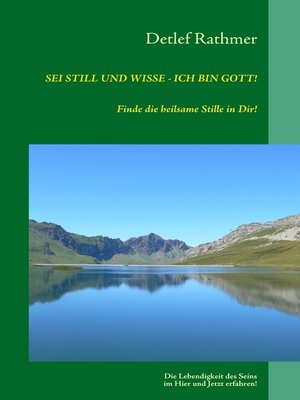 cover image of Sei still und wisse--ich bin GOTT!